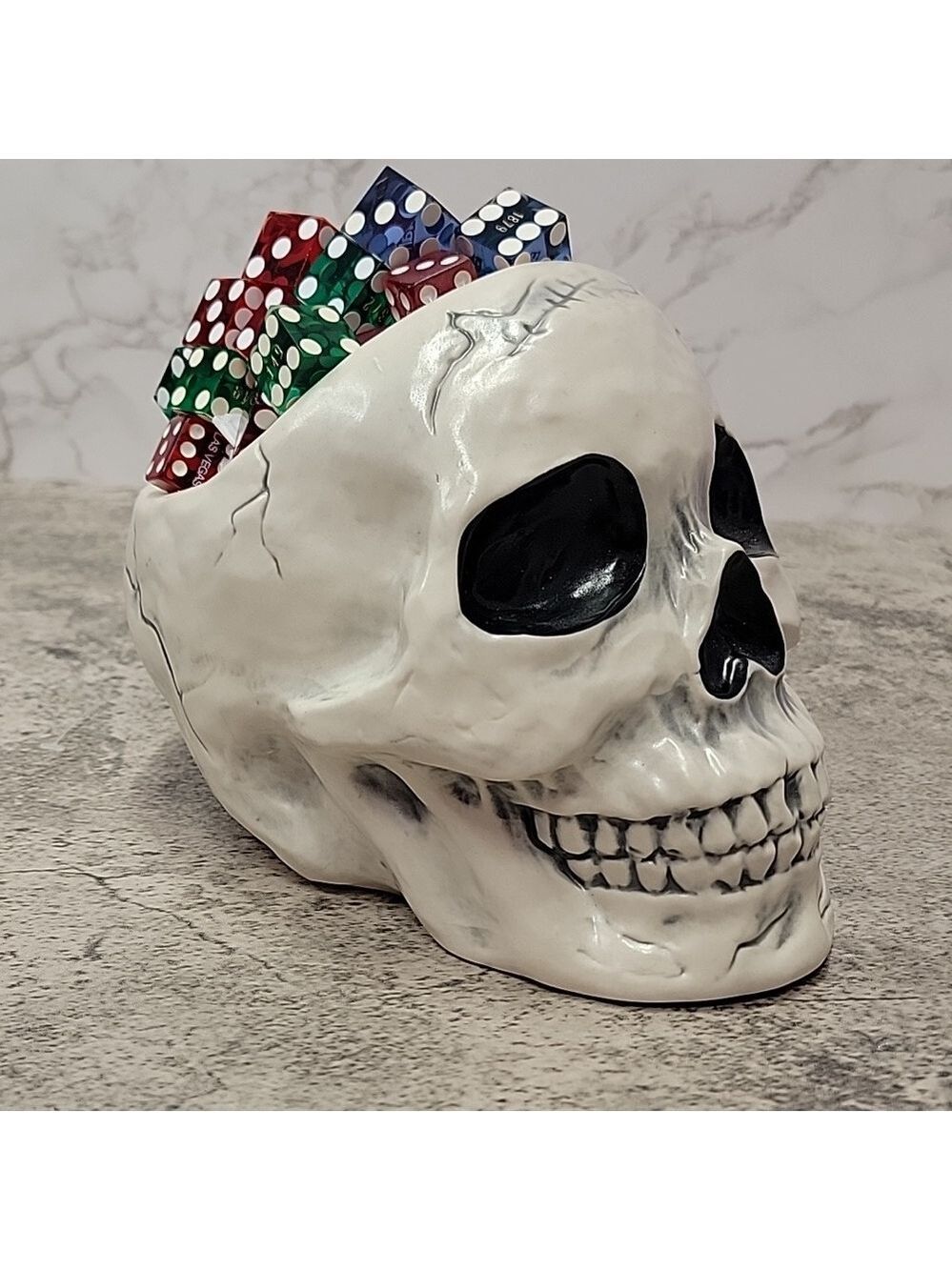 Ceramic Skull Candy Dish - Picture 11 of 12